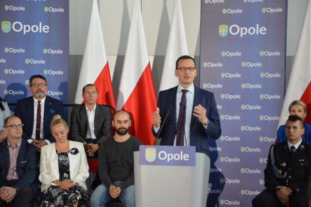 Premier Morawiecki w CWK w Opolu.