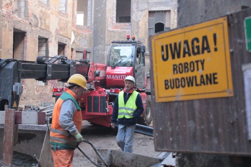 W ramach "Miasta kamienic" prowadzone są prace remontowe w budynku przy ul. Gdańskiej 35.