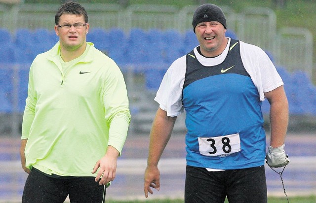 Paweł Fajdek (od lewej) znów pokonał w Łodzi Szymona Ziółkowskiego i ma minimum na Londyn