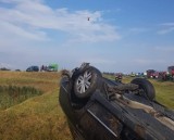 Wypadek na autostradzie A2. Po rannego przyleciał helikopter