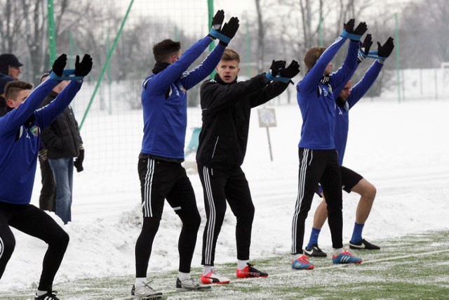 Pierwszy trening piłkarzy Miedzi Legnica