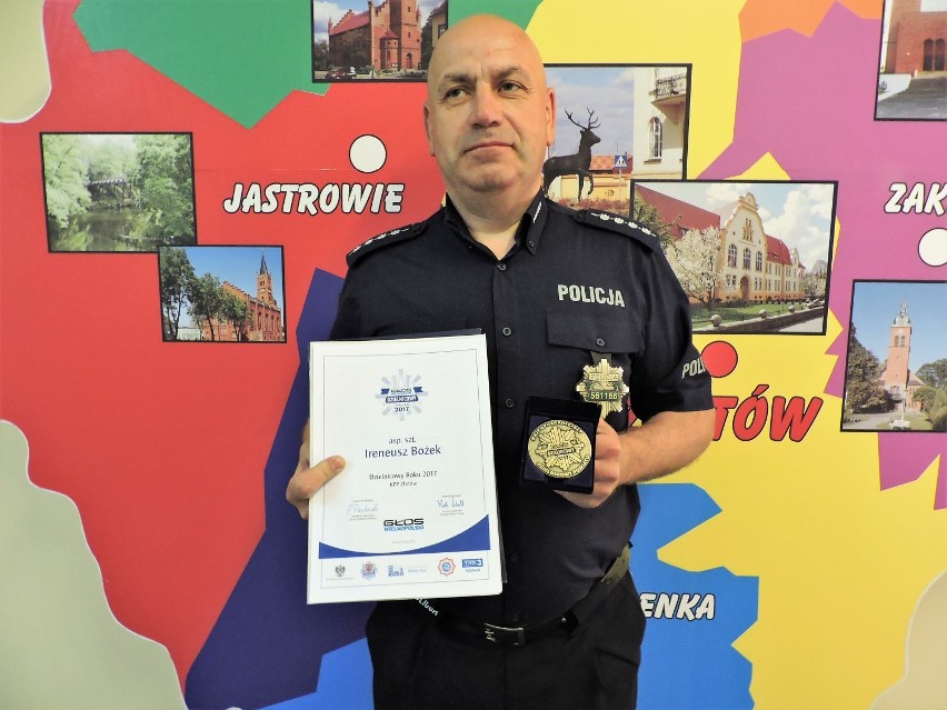 Jastrowski policjant wśród nagrodzonych plebiscytu "Asy bezpieczeństwa"