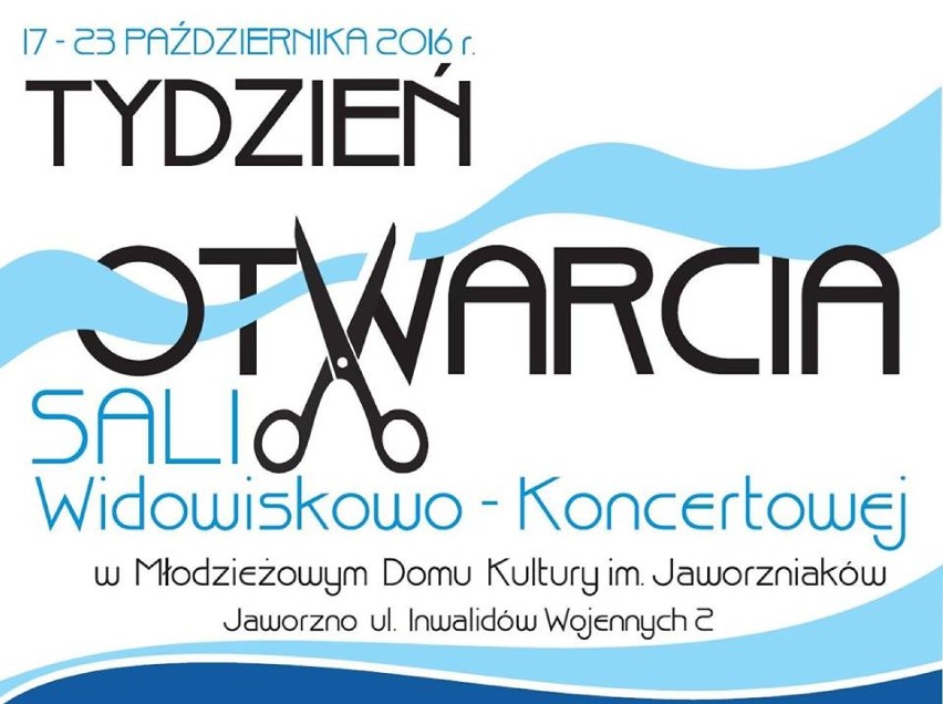 Sala widowiskowa MDK Jaworzno: wielkie otwarcie i zapowiadane imprezy