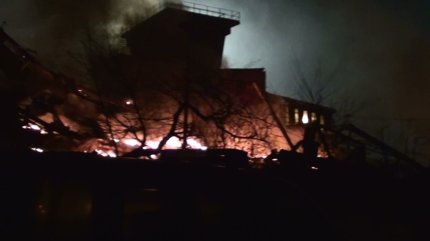 Pożar w KWK Bielszowice: palił się taśmociąg