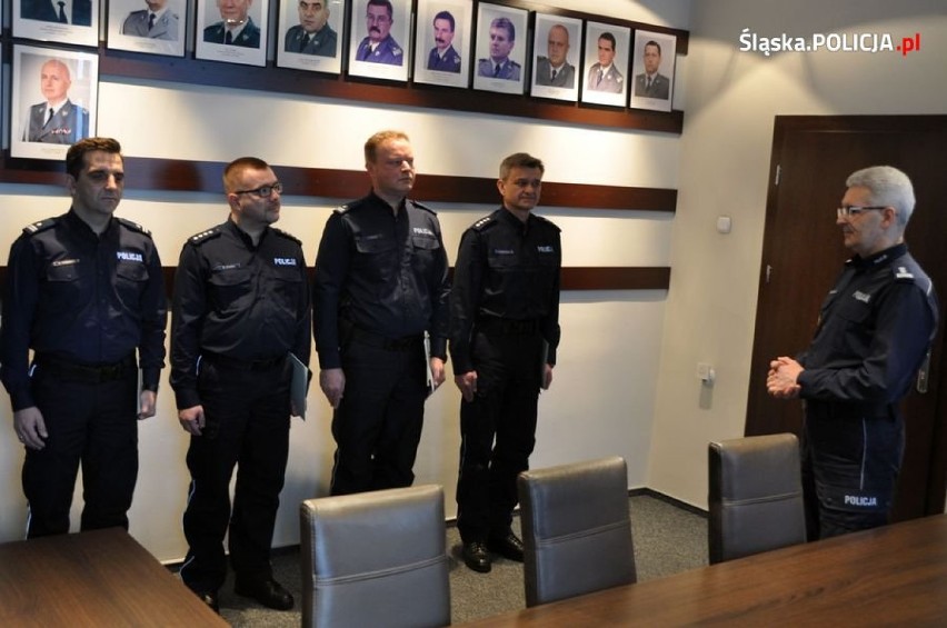 Zastępca komendanta policji w Dąbrowie został szefem siemianowickich policjantów ZDJĘCIA 