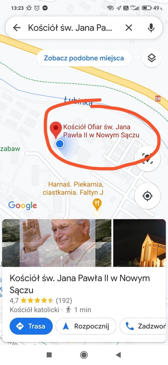 Zmieniona nazwa kościoła w Nowym Sączu