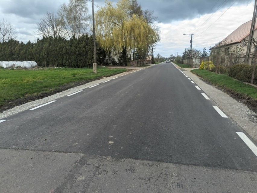 Zakończono remont drogi powiatowej na odcinku Brodziszewo - Sokolniki Wielkie