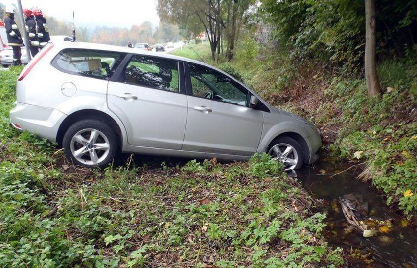 Wypadek na drodze krynickiej