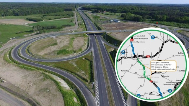 Tak będzie wyglądać kolejny odcinek drogi ekspresowe S11. Będzie to trasa Kępno - Byczyna- Kluczbork - Olesno (początek obwodnicy Olesna).