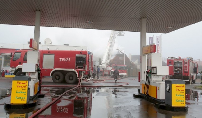 Pożar przy ul. Południowej w Szczecinie. Spłonęła restauracja Chałupa