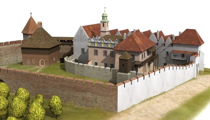 Zamek Żupny I poł. XVII wieku
