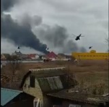 Rosyjskie śmigłowce atakują lotnisko pod Kijowem