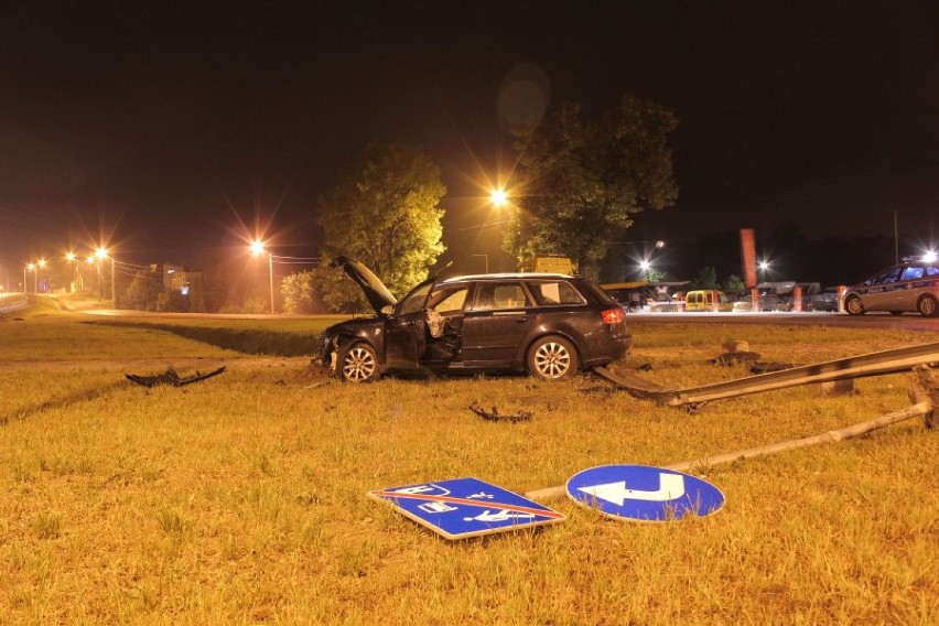 Wypadek w Jastrzębiu: 33-latek jechał za szybko
