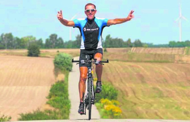 Tadeusz Niwiński z Łodzi - miłośnik wypraw rowerowych i bloger znany jako Mr Scott