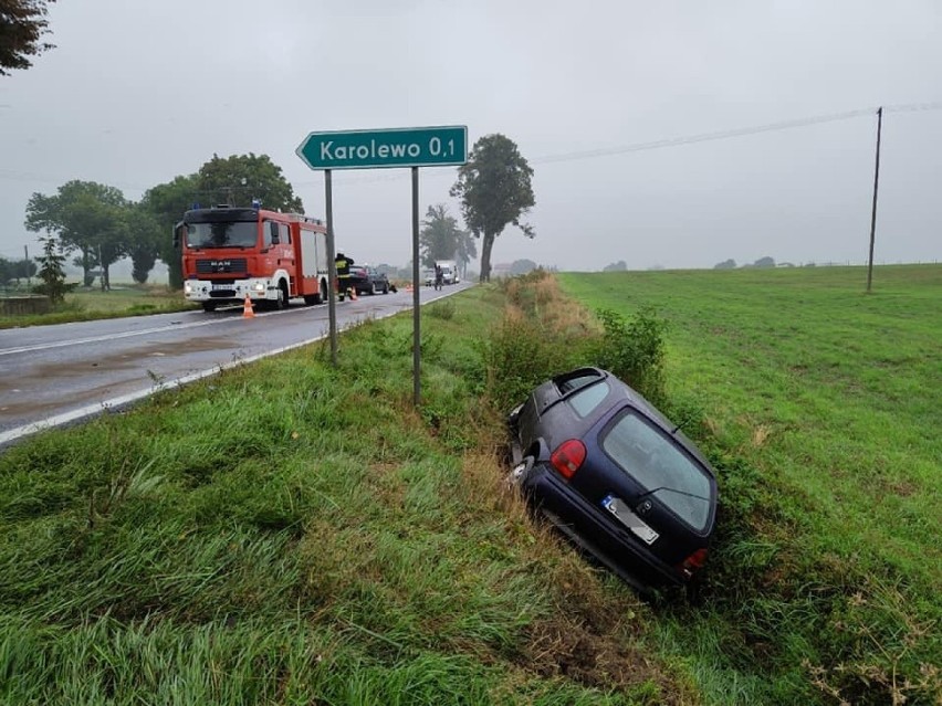 Wypadek w Karolewie na drodze krajowej 56. Zderzyły się 2...