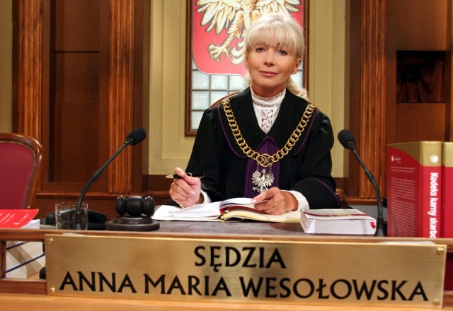 Sędzia Anna Maria Wesołowska pojawi się na rozprawie na UWr