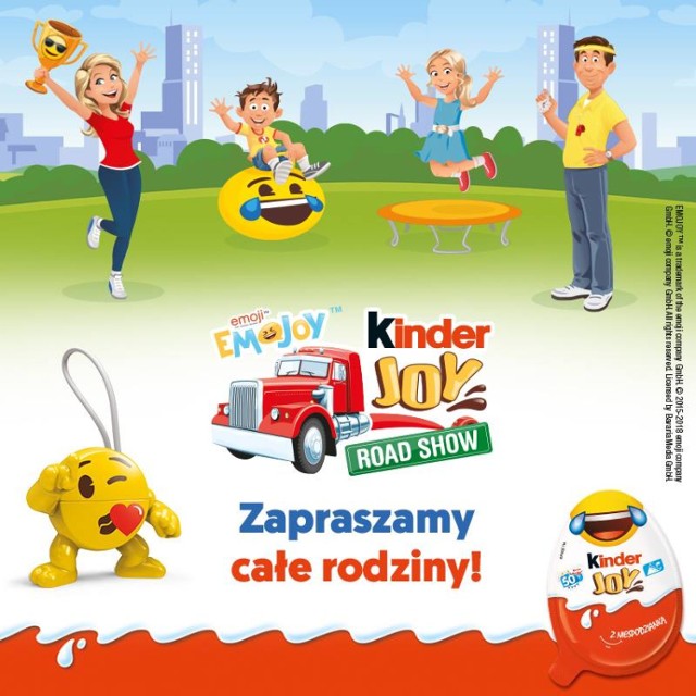 Krynica Morska. W niedzielę 24 czerwca w nadmorskim kurorcie po raz pierwszy zaparkuje ciężarówka Kinder Joy pełna emocji i doskonałej zabawy dla całych rodzin.