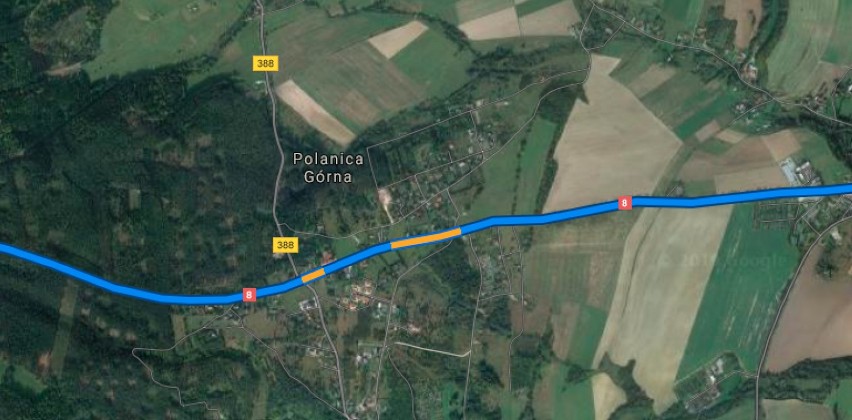 Wypadek na DK8 w Polanicy-Zdroju. Są utrudnienia w ruchu 