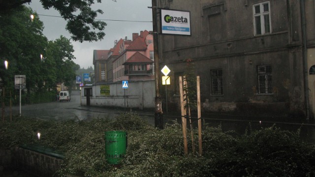 Ulewa spowodowała wiele podtopień