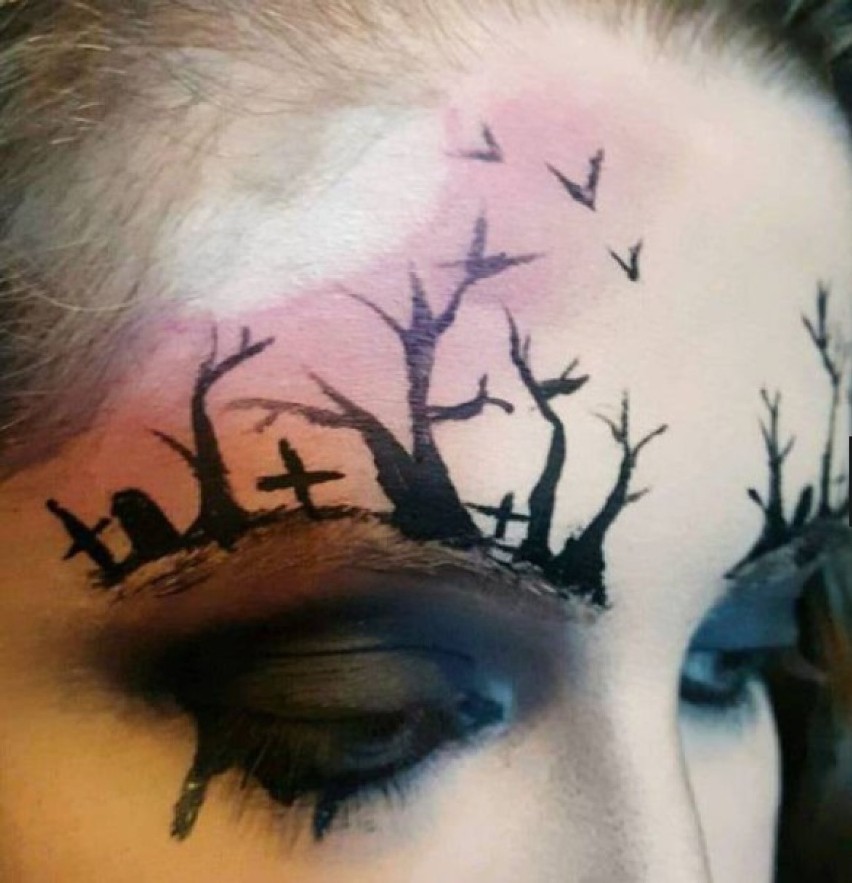 Genialne makijaże na halloween. Takie malowanie to sztuka! [ZDJĘCIA]