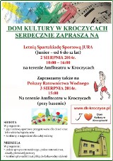 Spartakiada sportowa i pokazy ratownictwa wodnego w Kroczycach