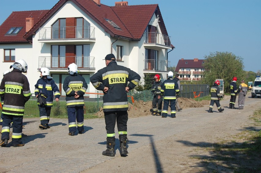 Awaria gazu ul. Kuracyjna, Jastrzębia Góra.