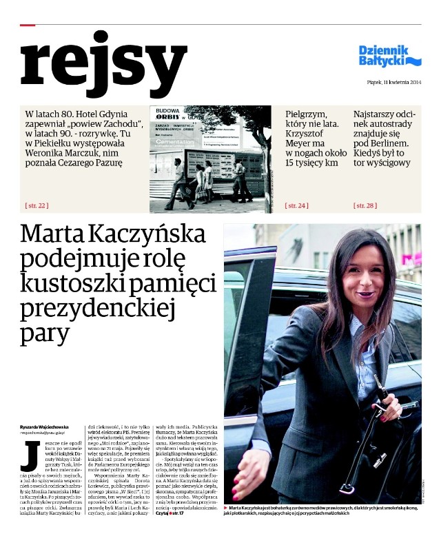 Magazyn Rejsy z 11 kwietnia 2014 r. - czytaj online!