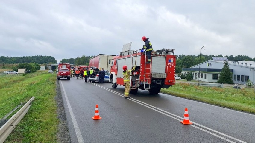 Makabryczny wypadek na szosie pod Skwierzyną. Śmierć poniósł rowerzysta