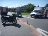 Zederman. Zderzenie motocykla z autem na krajówce