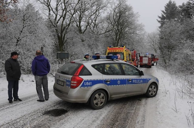Styczeń na drogach powiatu śremskiego: wypadek w Jaszkowie - jedna osoba trafiła do szpitala