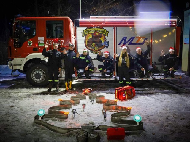 Strażacy z OSP Nowokornino są bardzo aktywni, gaszą nie tylko pożary, ale też aktywnie uczestniczą w akcjach charytatywnych