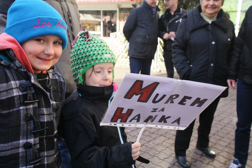 #MuremZaHanką. Łodzianie wspierają Hannę Zdanowską [ZDJĘCIA,FILM]