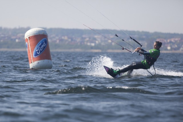 Karolina Winkowska podczas pierwszych w tym sezonie zawodów w Chałupach