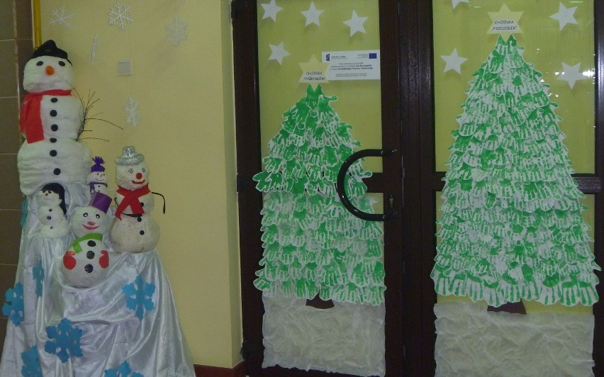 Zimowa dekoracja w przedszkolu bijasowickim [ZDJĘCIA]
