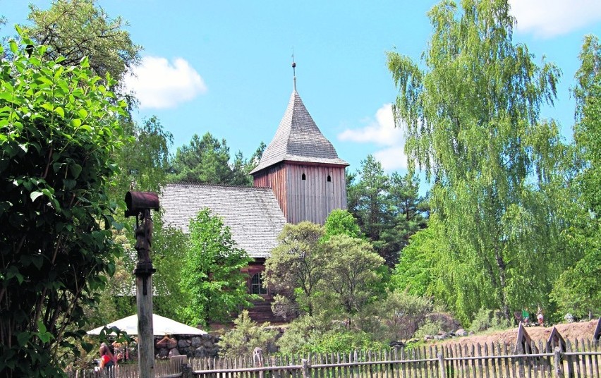 Kościół św. Barbary w muzeum we Wdzydzach