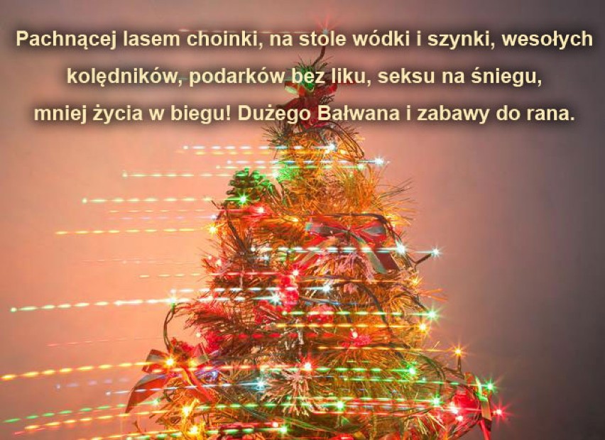 Śmieszne życzenia bożonarodzeniowe 2014 SMS, WIERSZYKI, MAILE