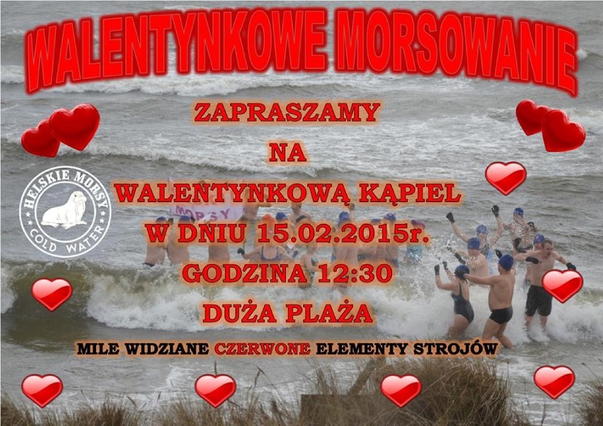 W niedzielę Helskie Morsy Cold Water zapraszają na wspólną...