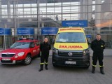 Krotoszyńscy strażacy zaangażowani w zabezpieczenie medyczne na targach poznańskich [ZDJĘCIA]  