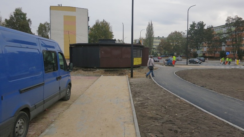 "Okrąglak" utrudnia remont na Teofilowie w Łodzi