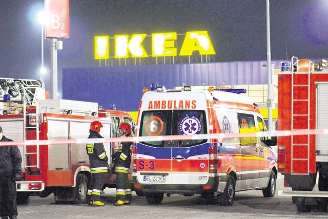 Klientów i pracowników Portu Łódź ewakuowano.