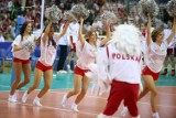 Liga światowa 2014 Kraków: doping cheerleaderek na meczu Polska-Brazylia [ZDJĘCIA]