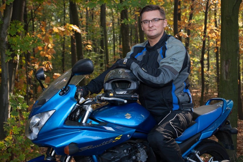 Prezydent Marcin Krupa jest miłośnikiem motocykli