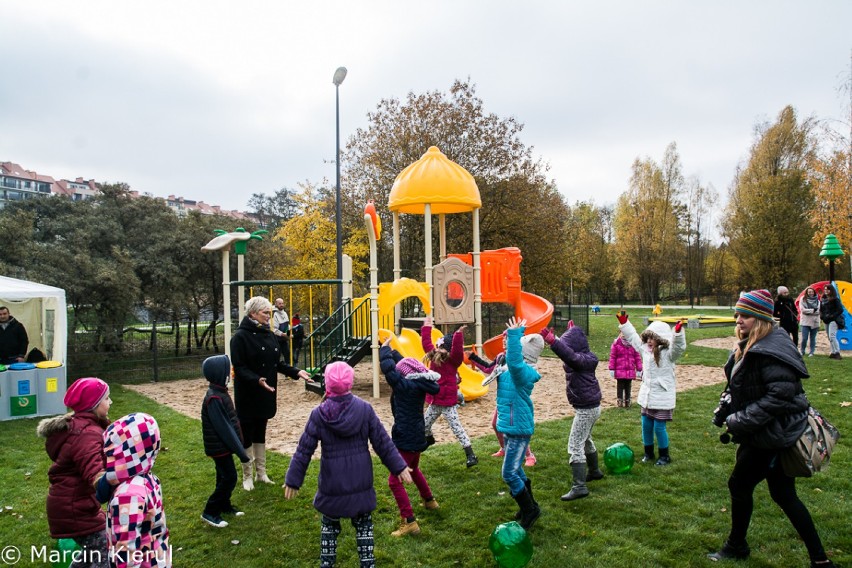 Plac zabaw w Parku Centralnym w Olsztynie