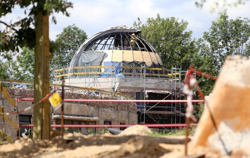 Planetarium - Śląski Park Nauki. Trwa modernizacja Planetarium Śląskiego. Oto najnowsze zdjęcia z budowy