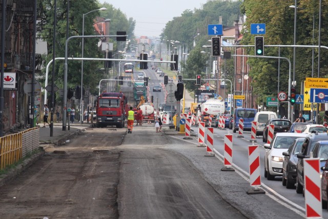 Remont Katowickiej potrwa do 15 września