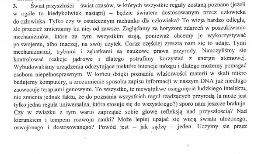 JĘZYK POLSKI - MATURA 2013 - ARKUSZ - POZIOM PODSTAWOWY