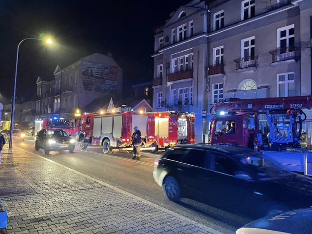 Akcja strażaków w Krynicy-Zdroju trwała prawie 3 godziny