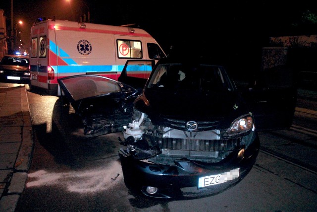 4 osoby zostały ranne w wypadku na skrzyżowaniu Gdańskiej i Struga w Łodzi
