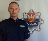 Artur Nicpoń, policjant z pilskiej komendy uratował sąsiadkę 