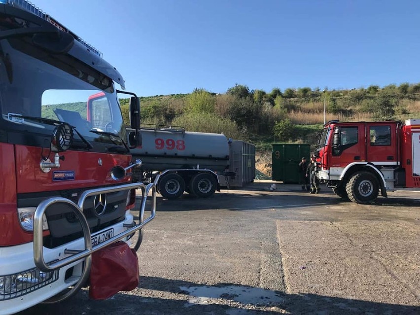 Łódzkie: Pożar składowiska odpadów w gminie Kamieńsk. Akcja gaśnicza zakończona